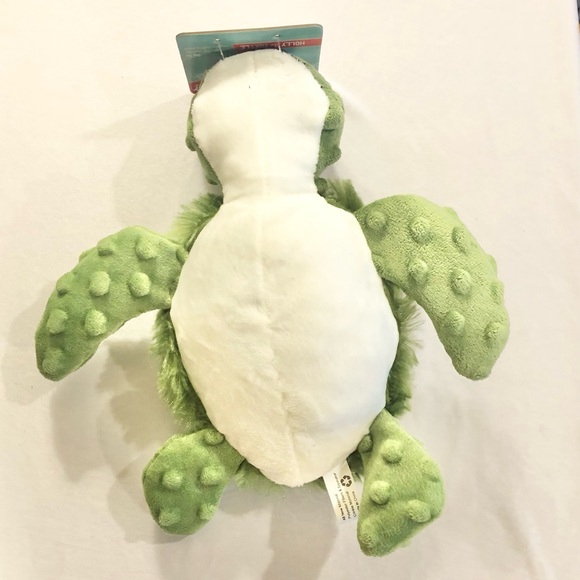 SNUGAROOZ “Holly” The Turtle Crinkle Dog Toy Christmas Plush NWT - Picture 5 of 8